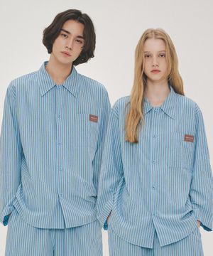 남녀공용 G113 제너비브 긴소매 파자마 세트