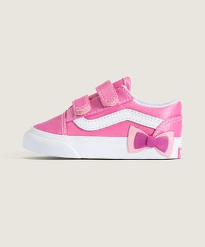 올드스쿨 V 보우 토들러_핑크피지