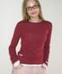 SOFT MINI LABEL LONG SLEEVE RED
