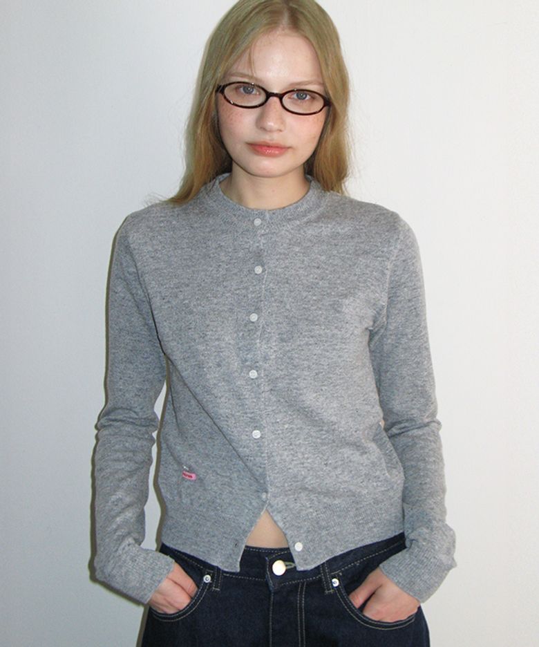SOFT DAYS KNIT CARDIGAN GREY