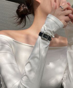 피아 여성 가죽 시계 LL2G25C02I