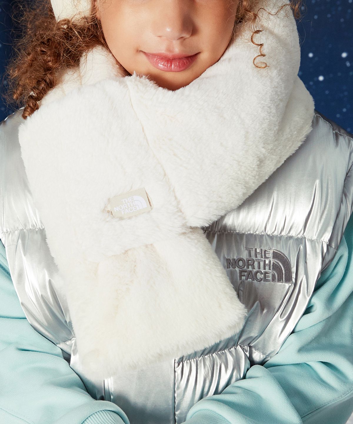 노스페이스 키즈(THE NORTH FACE KIDS) 키즈 티볼 머플러 팝 NA5IR51R_CRE