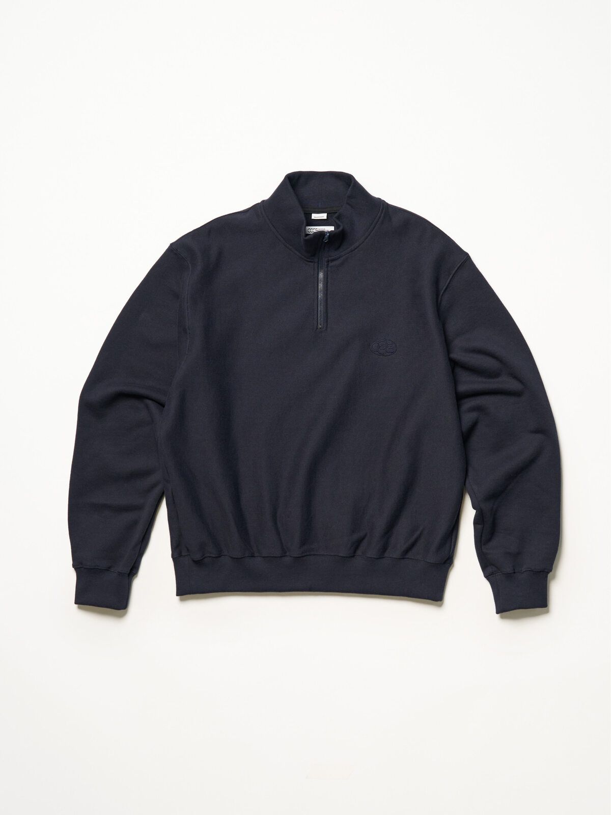 씨씨씨에스(CCCS) NAVY HALF ZIP-UP SWEATSHIRT