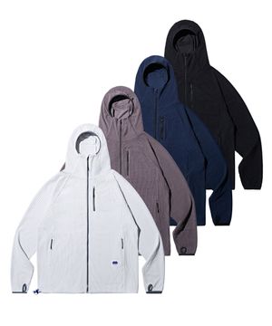 [4COLORS] 퍼니 집업 후디