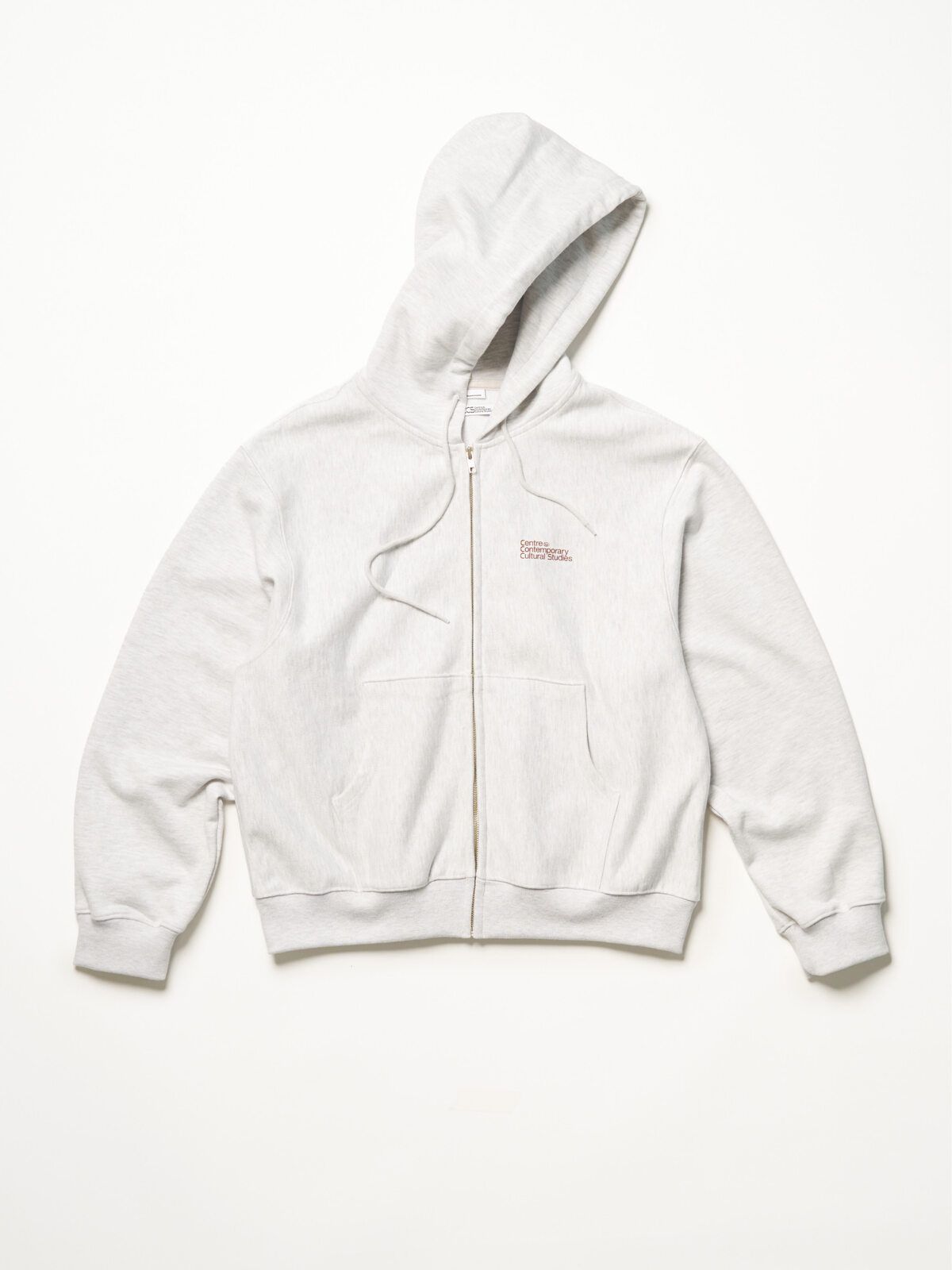 씨씨씨에스(CCCS) H.GREY NEAT SCRIPT HOODED ZIP-UP