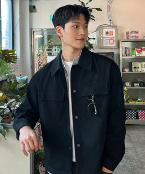 [COUTURE]트윌 조직 트러커 - 2color