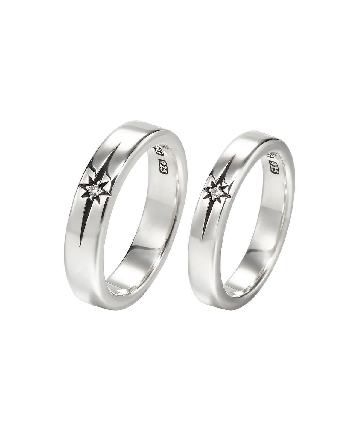 스팅925(STING925) Star Set Band Ring