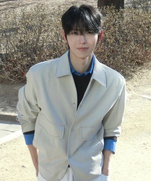 [COUTURE]트윌 조직 포켓 블루종