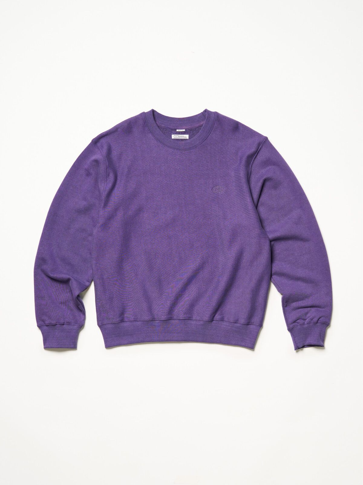 씨씨씨에스(CCCS) PURPLE OVAL LOGO SWEATSHIRT