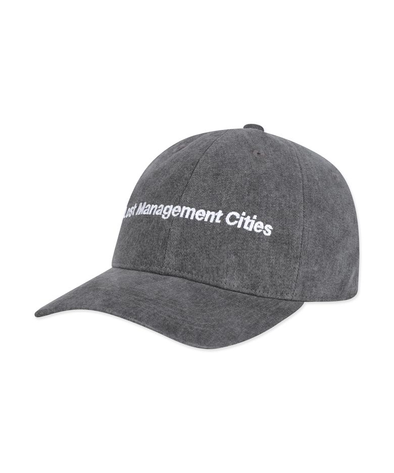 FN OG PIGMENT WASHED 6PANEL CAP charcoal