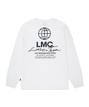 SIGNATURE COMBO LONG SLV TEE white