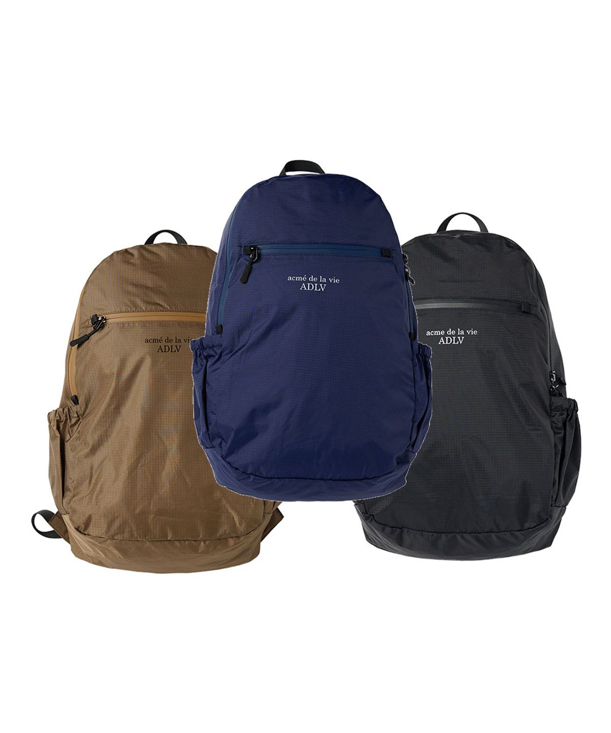 아크메드라비(ACME DE LA VIE) BASIC LOGO RIPSTOP BACKPACK (3COLOR)