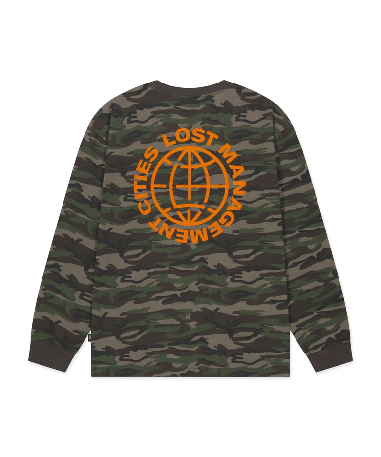 OG COMBO LONG SLV TEE camo