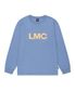 OG LONG SLV TEE gray blue