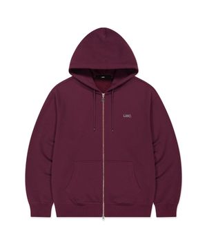 OG ZIP-UP HOODIE burgundy