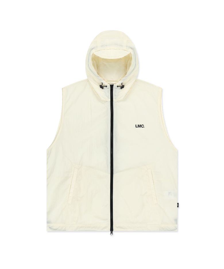 OG ESSENTIAL HOODIE VEST ivory