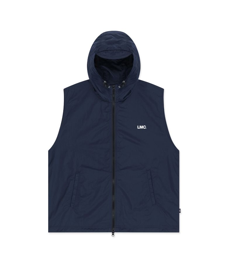 OG ESSENTIAL HOODIE VEST navy