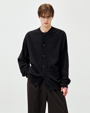 셈블런스 홀가먼트 카라리스 가디건 블랙 ZI2KT801BK