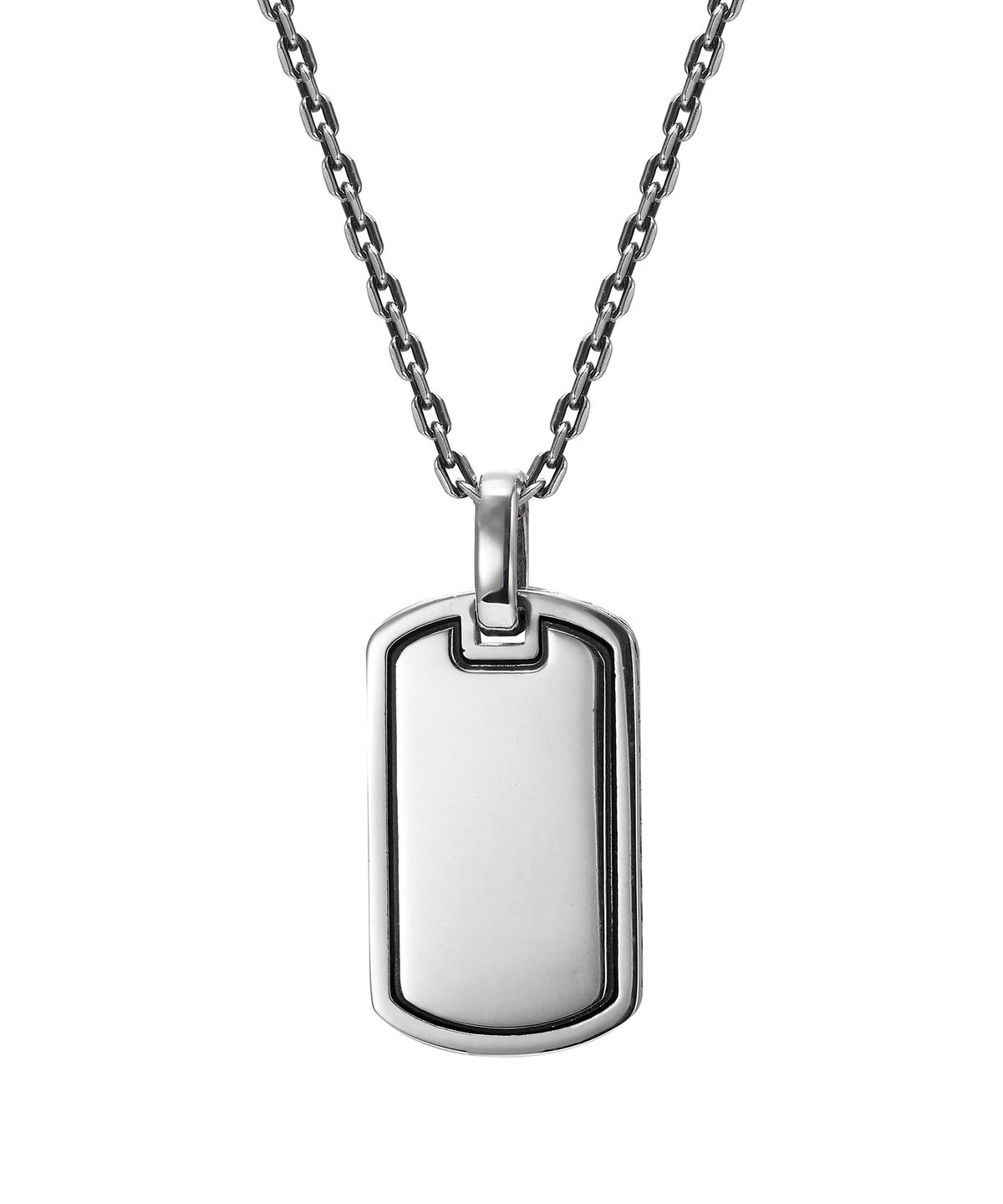 스팅925(STING925) Dog Tag Rope Pendant