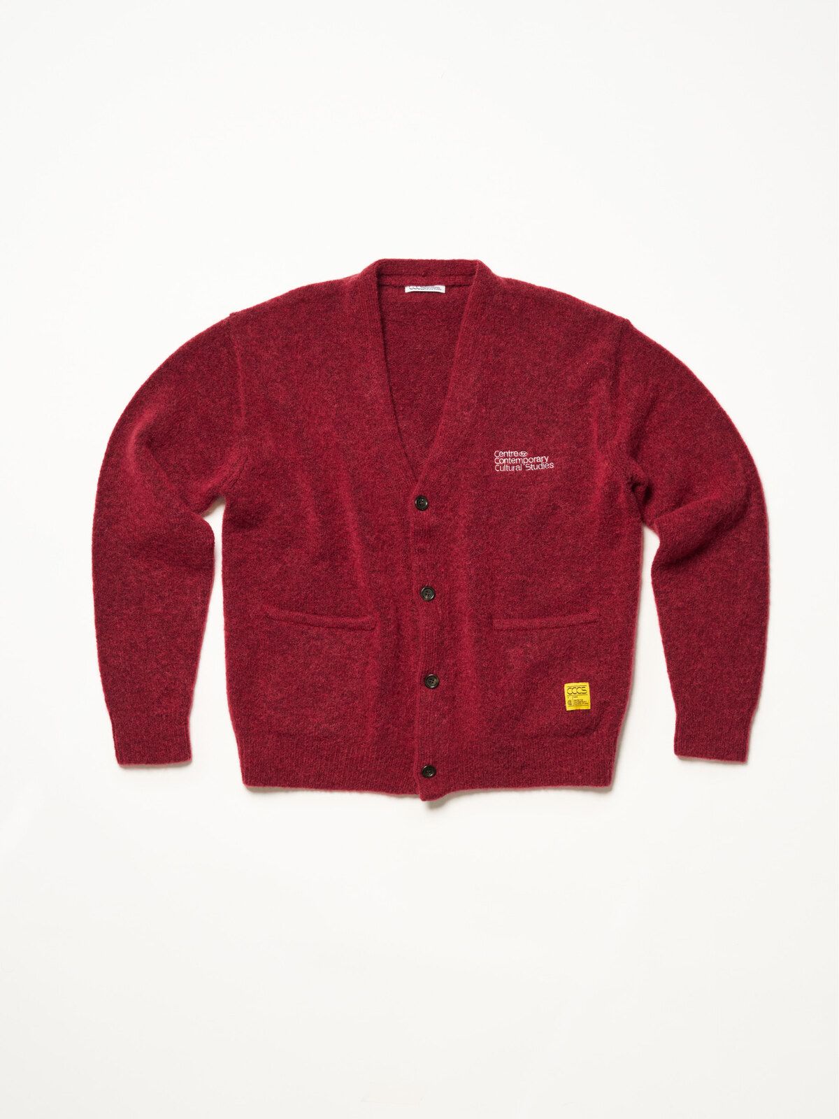 씨씨씨에스(CCCS) RED V-NECK KNIT CARDIGAN