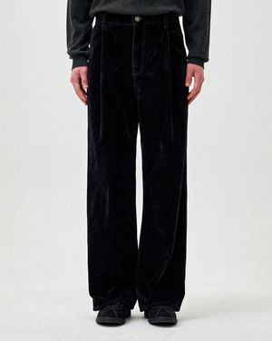 벨벳 데님 팬츠 네이비 ZI2PT252NY