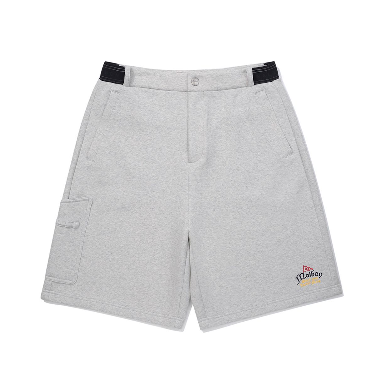 말본 골프(MALBON GOLF) 에어리 하프 팬츠 MELANGE GRAY (MAN)