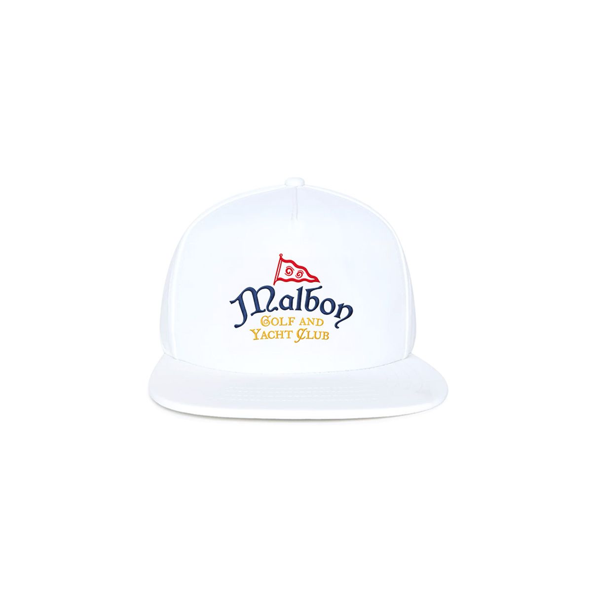 말본 골프(MALBON GOLF) [Golf & Yacht Club] 스냅백 WHITE