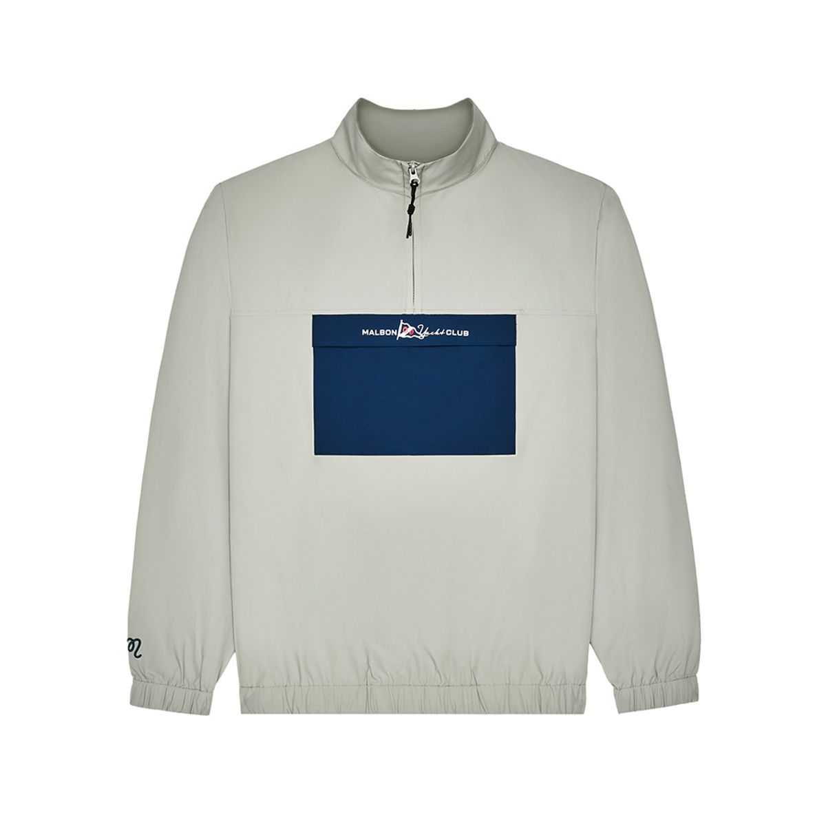 말본 골프(MALBON GOLF) [Golf & Yacht Club] 요트 클럽 아노락 DARK GRAY (MAN)