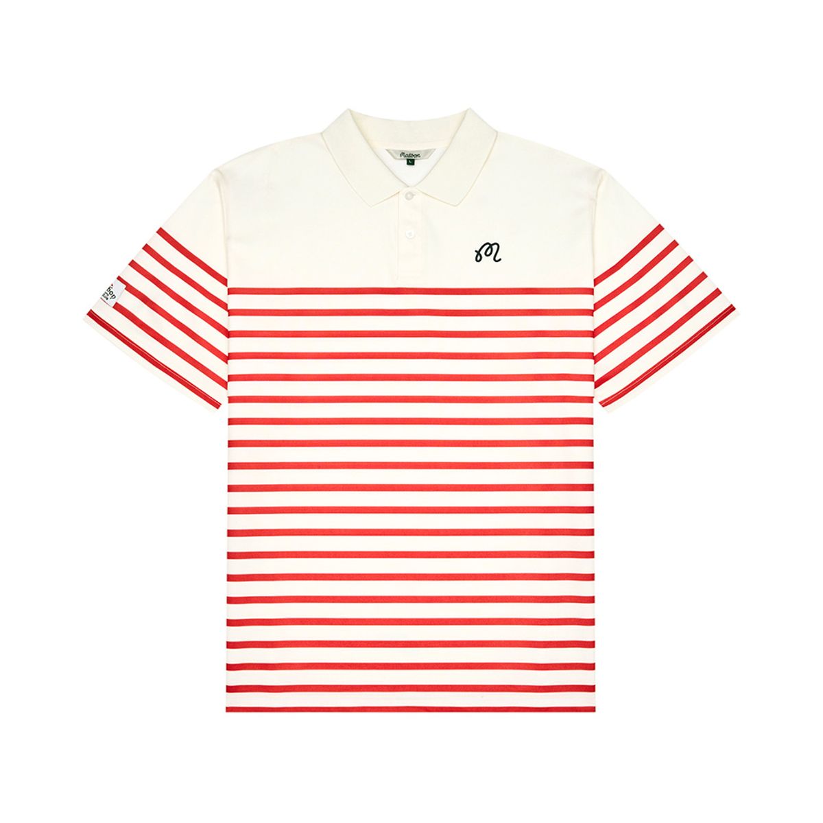 말본 골프(MALBON GOLF) [Golf & Yacht Club] 파어웨이 폴로 티셔츠 RED (MAN)