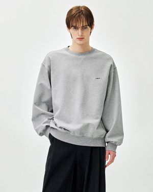 녹턴 아트워크 스웻셔츠 멜란지그레이 ZI2TS202MG