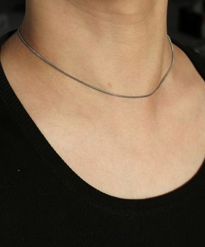 남자 목걸이 얇은 스네이크 체인 CLEF Soft Flow NEC