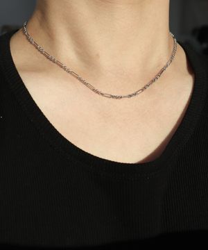 남자 얇은 체인 목걸이 CLEF Link Point NEC