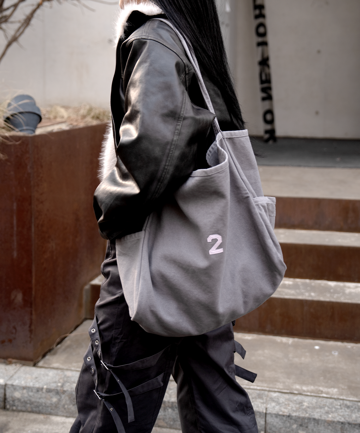 애쓰(AETH) HARD PIECE Mail Bag_Gray