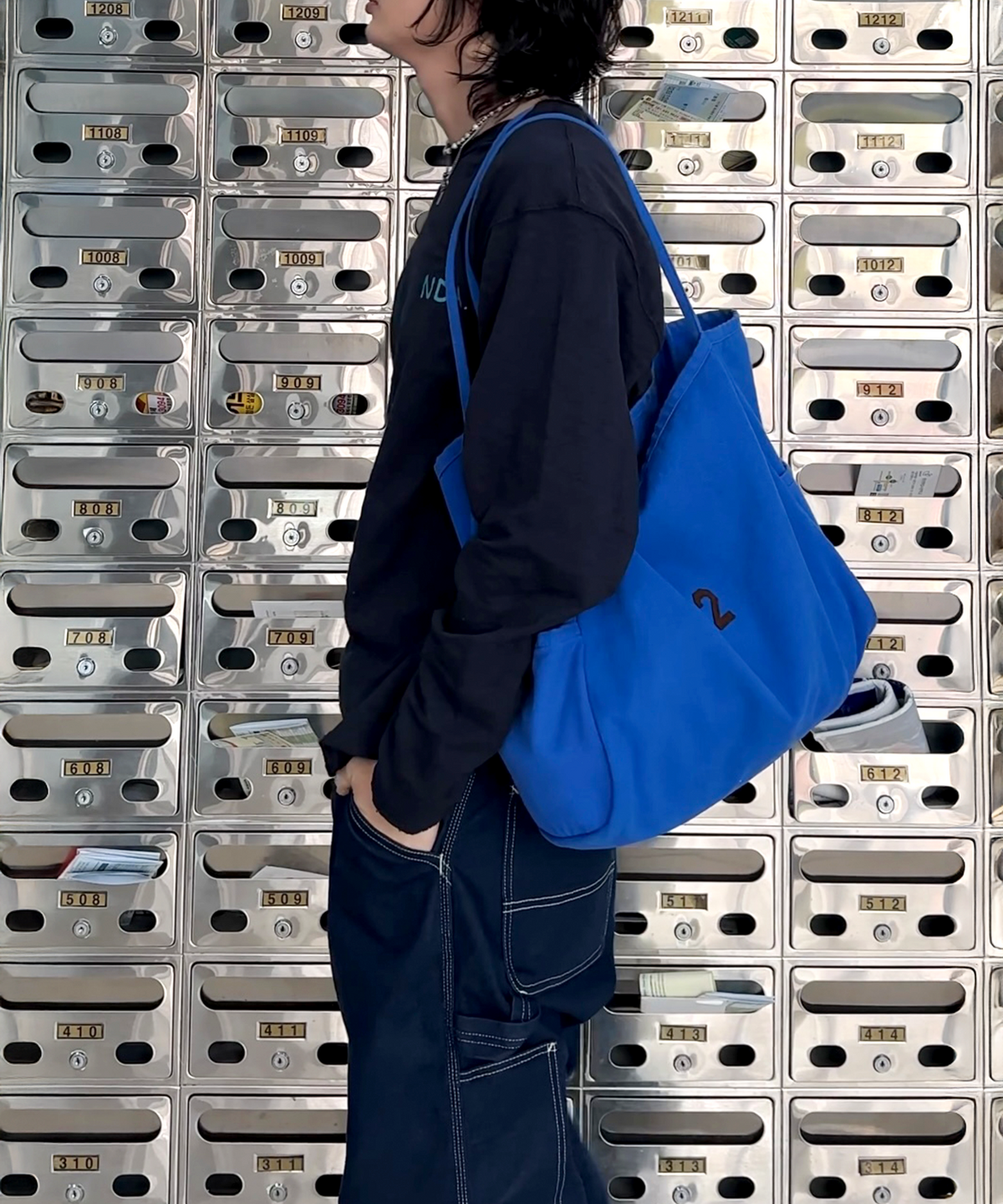 애쓰(AETH) HARD PIECE Mail Bag_Blue