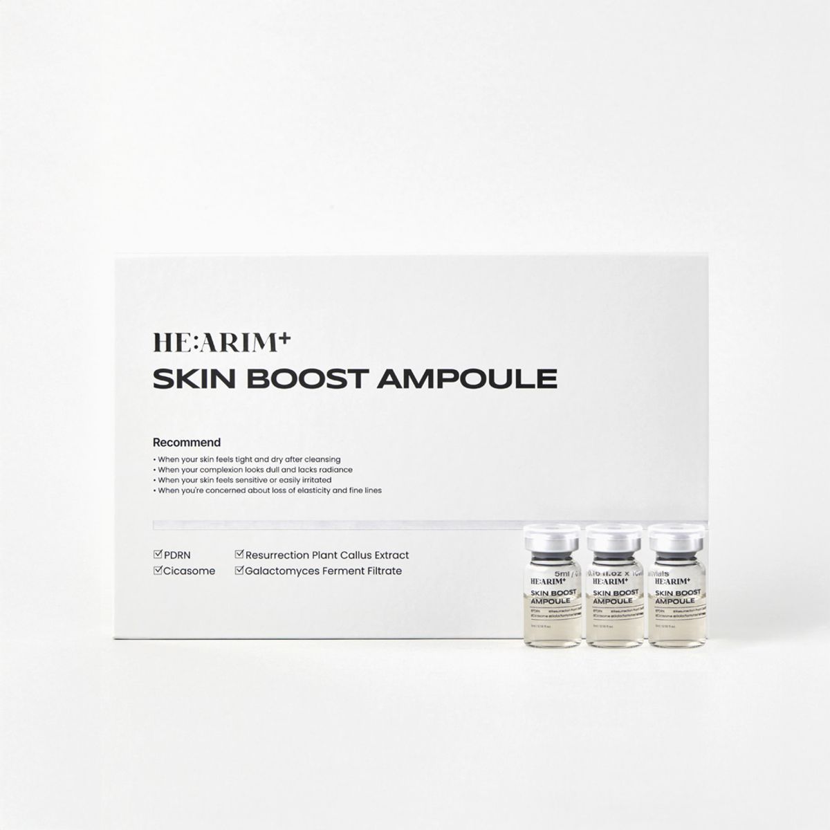 헤아림코스메틱(HEARIMCOSMETIC) 헤아림 플러스 스킨 부스트 앰플 5ml x 10vials