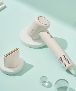 BLDC 헤어 드라이기 음이온 케어부스터 오트베이지