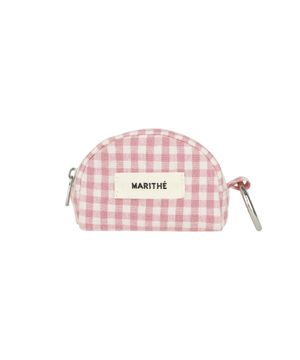 REGULAR LOGO MINI KEYRING POUCH pink