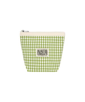 CLASSIC LOGO CHECK POUCH light green