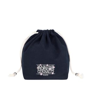 FLOWER CLASSIC LOGO STRING POUCH navy
