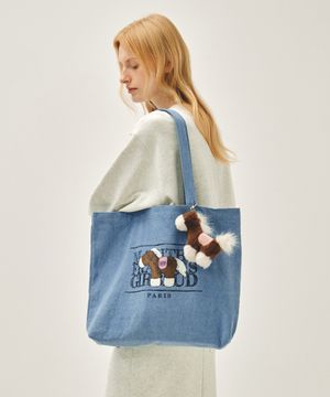 PONY CLASSIC LOGO ECO BAG sky blue