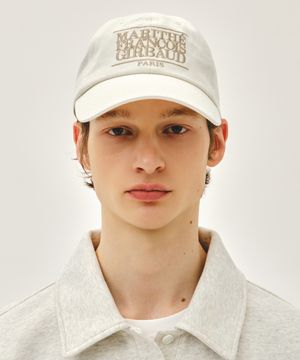 CLASSIC LOGO COVERED CAP ivory