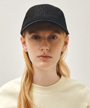 CLASSIC LOGO COVERED CAP black black