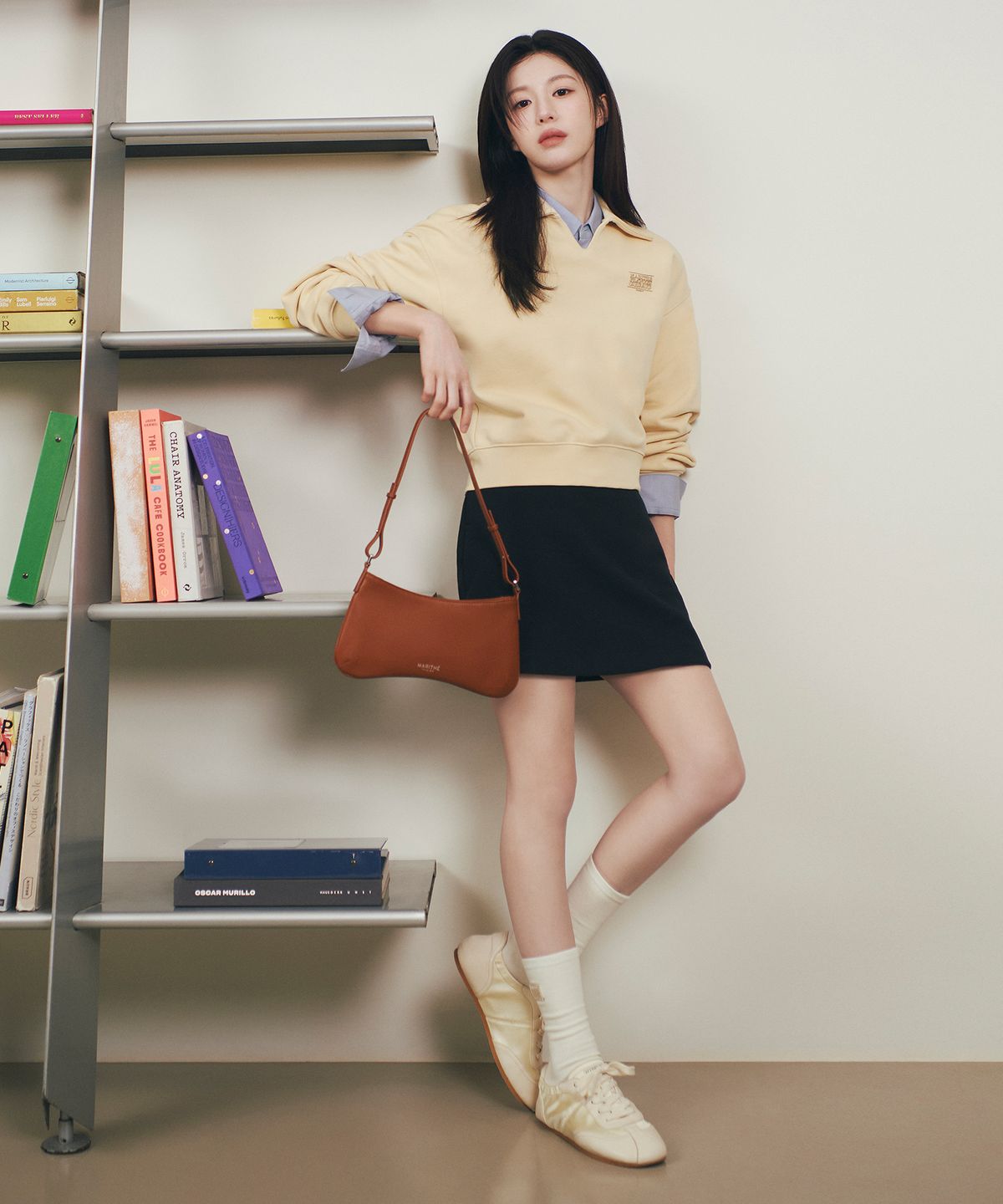 마리떼 프랑소와 저버(MARITHÉ + FRANҪOIS GIRBAUD) W VINTAGE CLASSIC LOGO SWEAT MINI SKIRT black