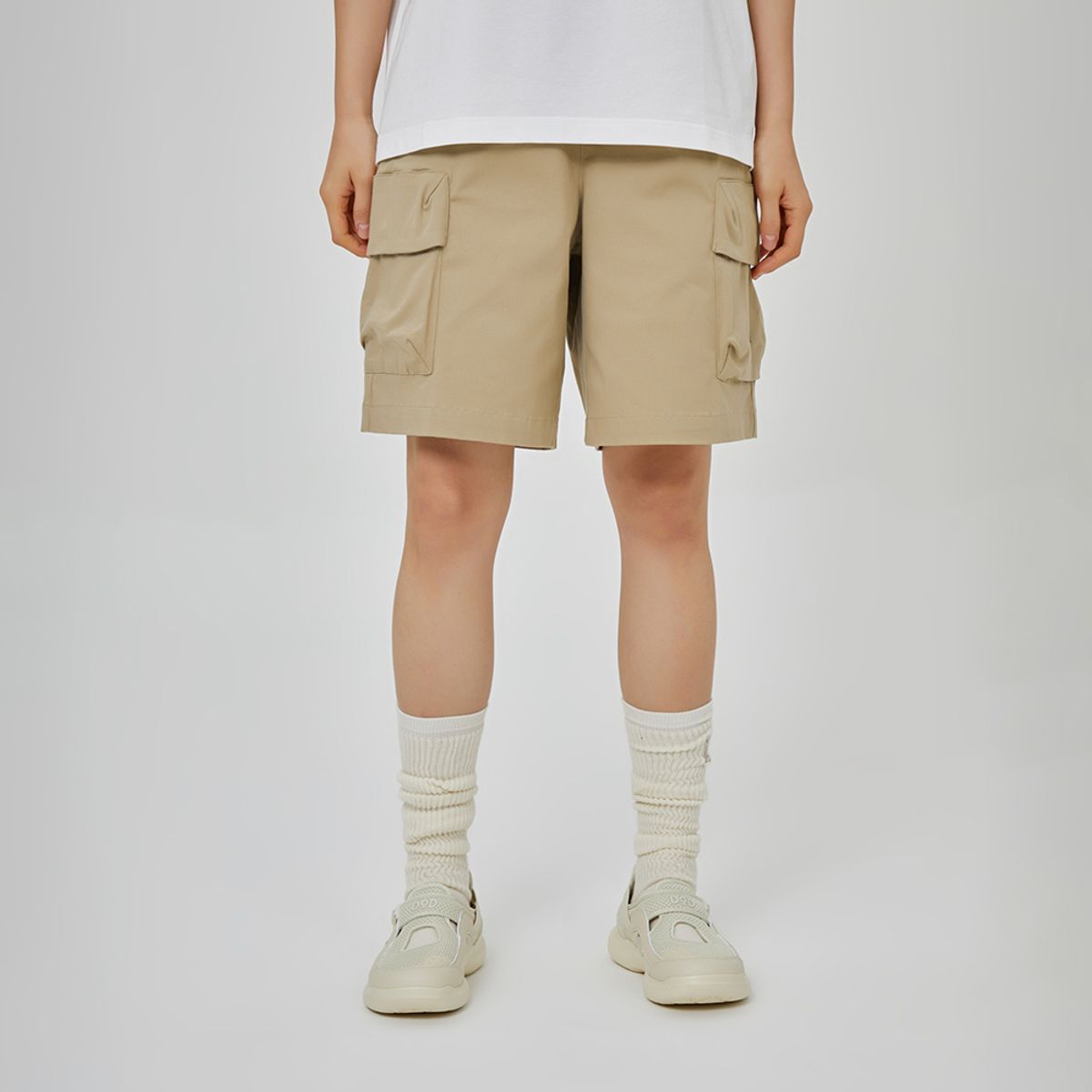 디오디(DOD) 데일리 치노 포켓 쇼츠 남자(IVORY DARK)