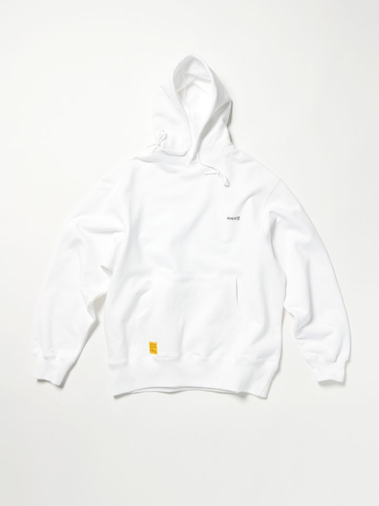 WHITE WINDOW HOODED SWEATSHIRT
