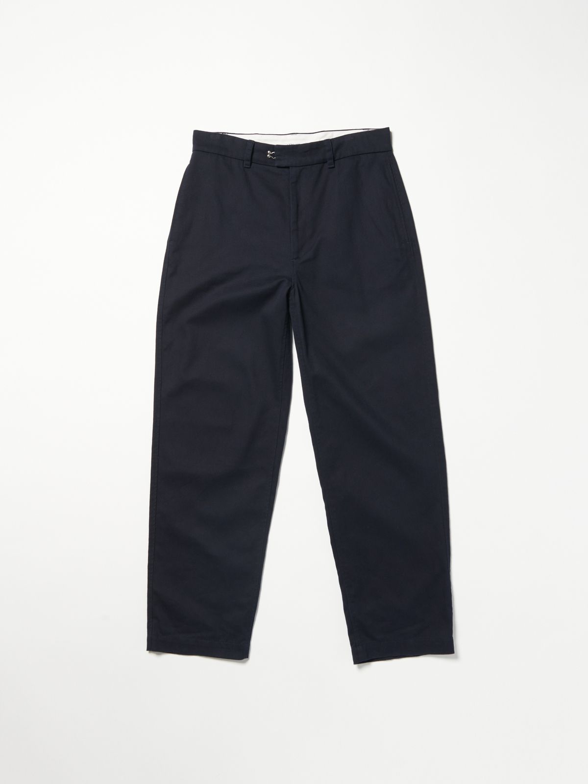 씨씨씨에스(CCCS) NAVY RELAXED COTTON TROUSERS