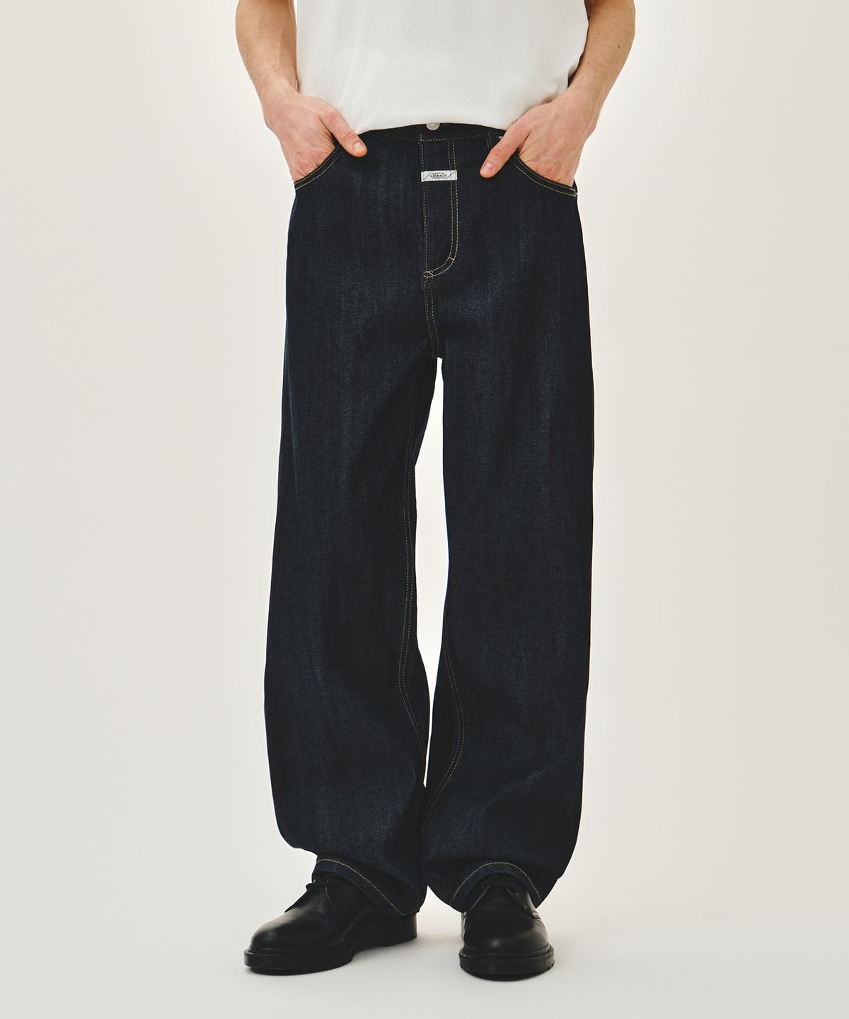 마리떼 프랑소와 저버(MARITHÉ + FRANҪOIS GIRBAUD) M SELVAGE DENIM PANTS indigo