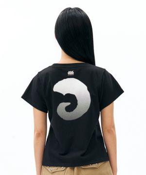 매든 X 탄산 혼 프린팅 티셔츠 블랙