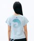 매든 X 탄산 혼 프린팅 티셔츠 스카이 블루