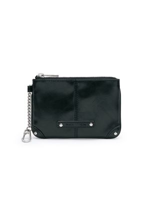 RIVET POINT MINI COIN WALLET IN BLACK